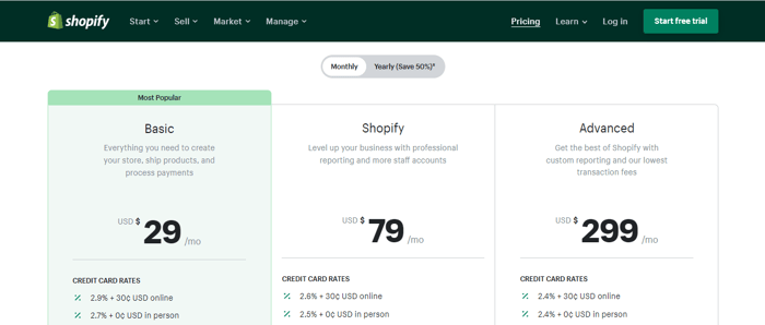 Cratejoy vs Shopify shopify pricing plans