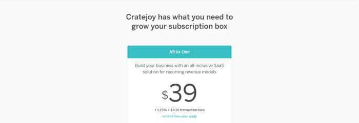 Cratejoy vs Shopify cratejoy paid plan