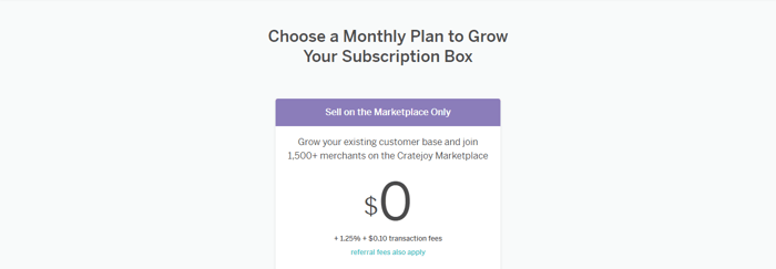 Cratejoy vs Shopify cratejoy free plan
