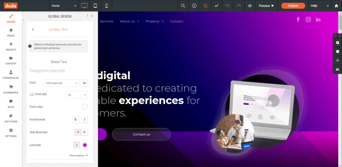 Duda editor