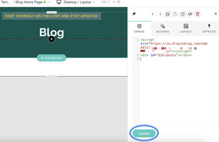 Embed Script on LearnWorlds