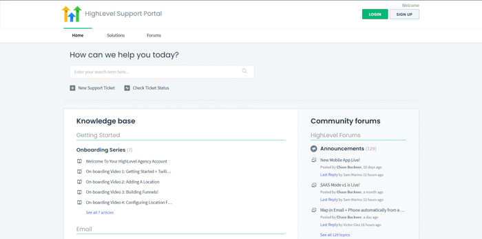 HighLevel vs ClickFunnels, High Level support