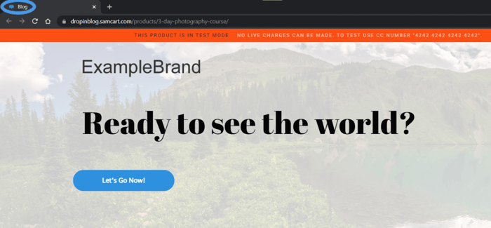 How to create a blog on SamCart with DropInBlog