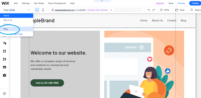 How to Create a Blog on Wix with DropInBlog