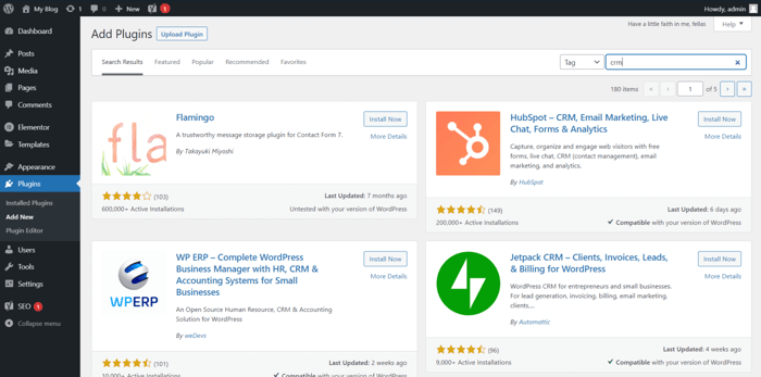 WordPress plugins