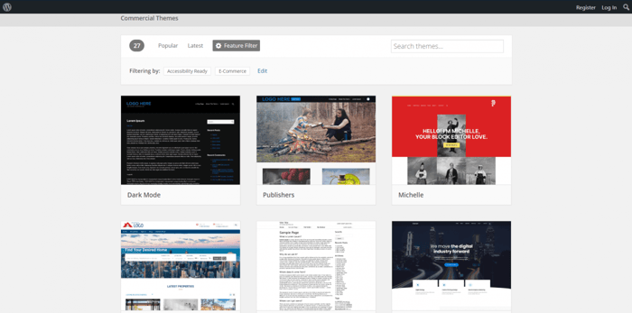 WordPress themes