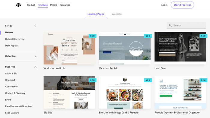 Leadpages templates