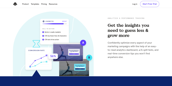 Leadpages analytics