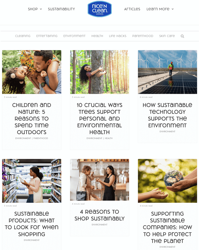 Nice 'n Clean Wipes Blog