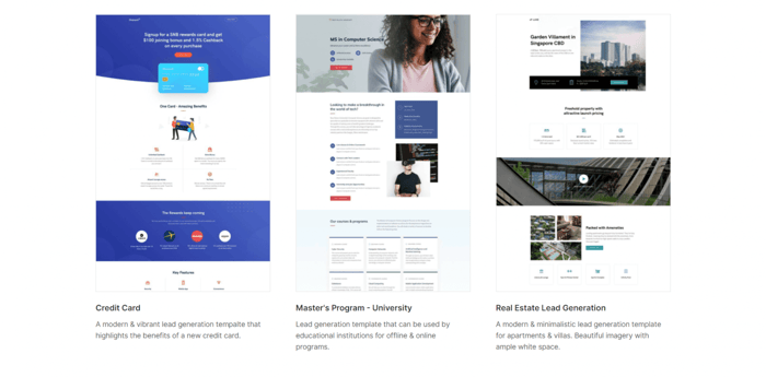 Swipe Pages templates