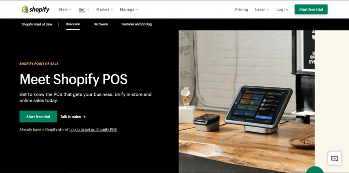 Shopify point of sale