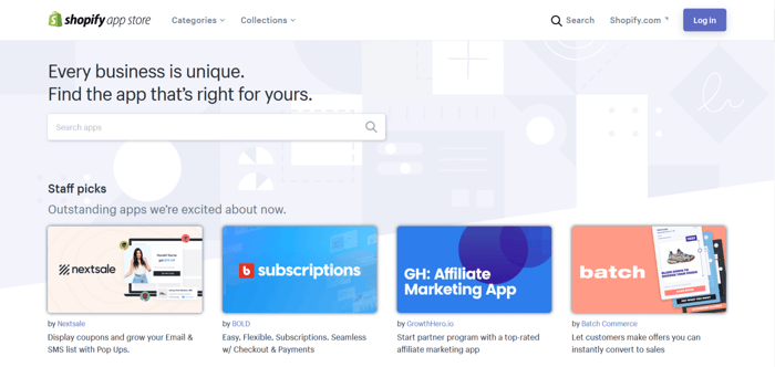Shopify addons integrations