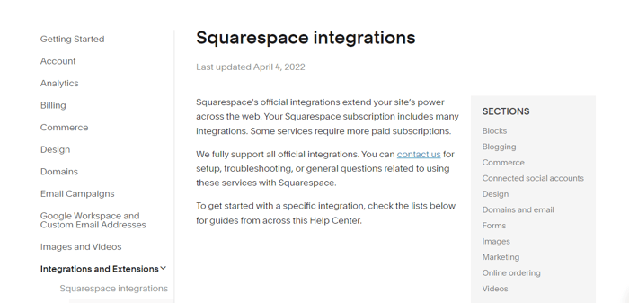 Squarespace integrations - Square vs Squarespace