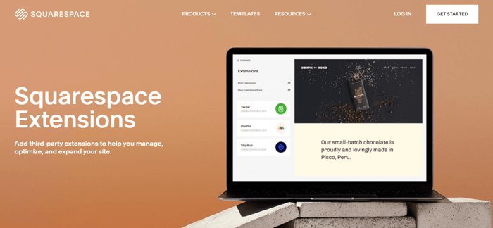 Squarespace extensions