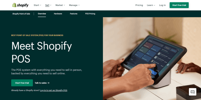 Shopify vs. Square: Shopify POS System
