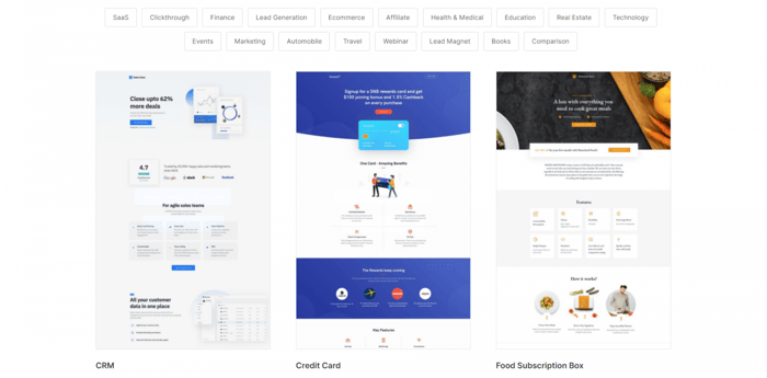 Swipe Pages templates