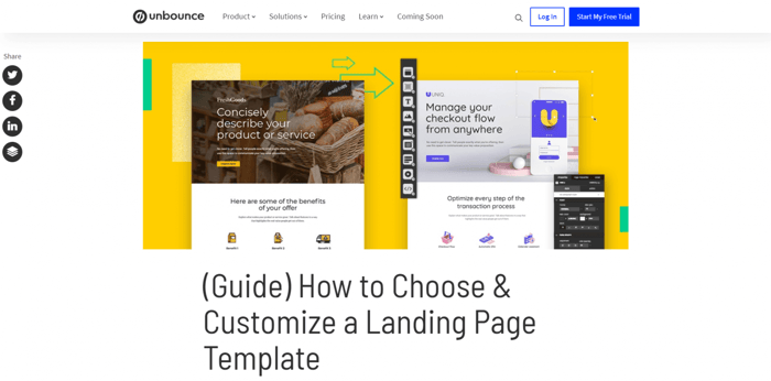 Unbounce customization