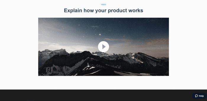 Instapage template trial signup four