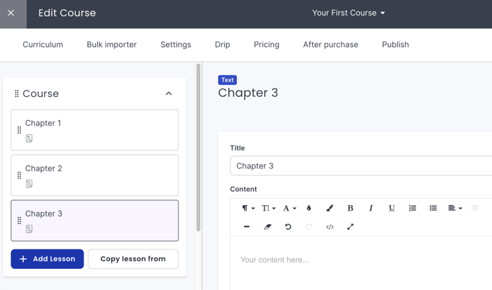 Thinkific Course Modules