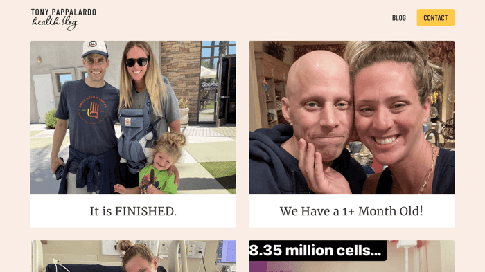 Tony Pappalardo Health Blog