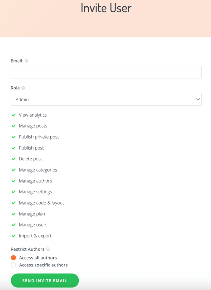 User Roles