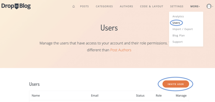 Invite Users to Unified Login Account