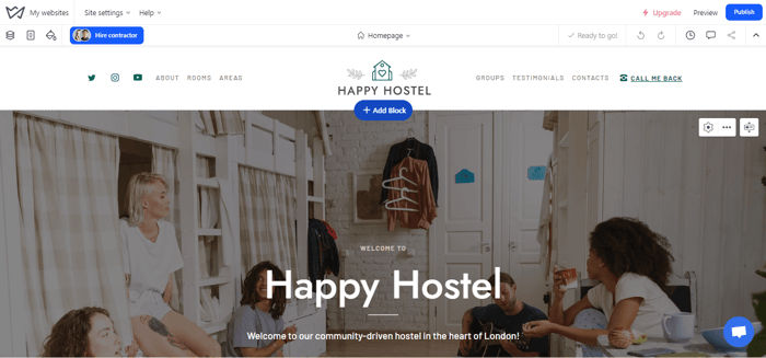 Weblium vs Shopify weblium website builder