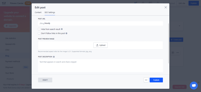 Weblium vs Shopify weblium blogging tool