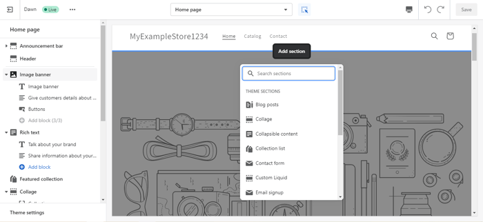 Weblium vs Shopify shopify website editor