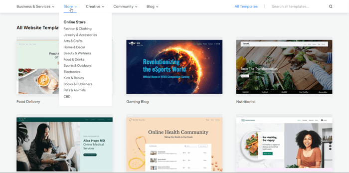 Wix templates