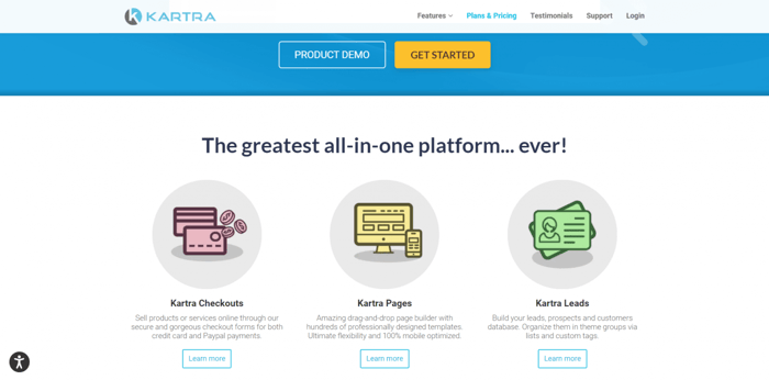 What is Kartra: features