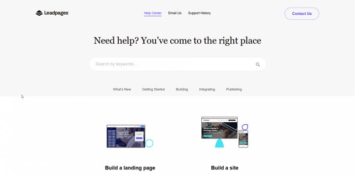What is Leadpages: Leadpages support