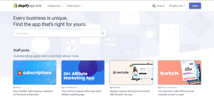Shopify Review: addons integrations