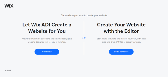 What is Wix: Wix ADI or wix editor