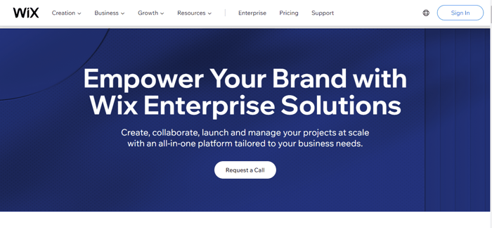 Wix enterprise