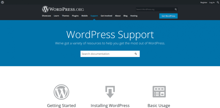 WordPress support