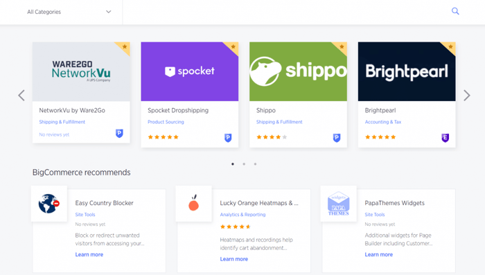 BigCommerce extensions