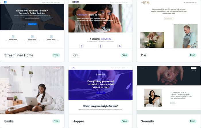 Kajabi themes theme store