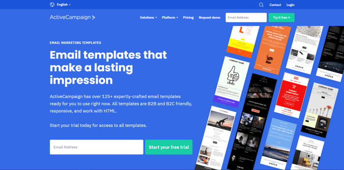 ActiveCampaign email templates