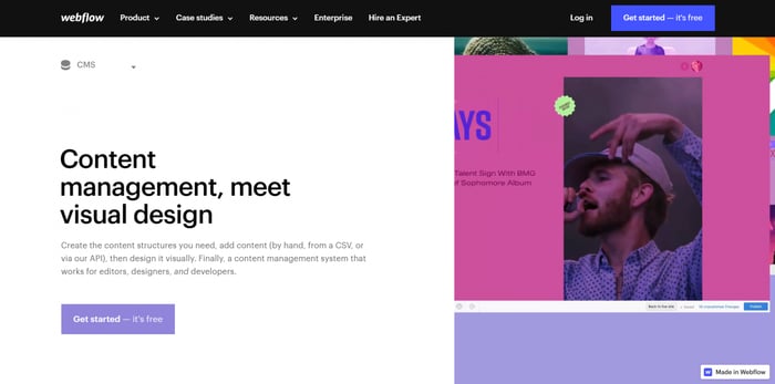 Webflow CMS