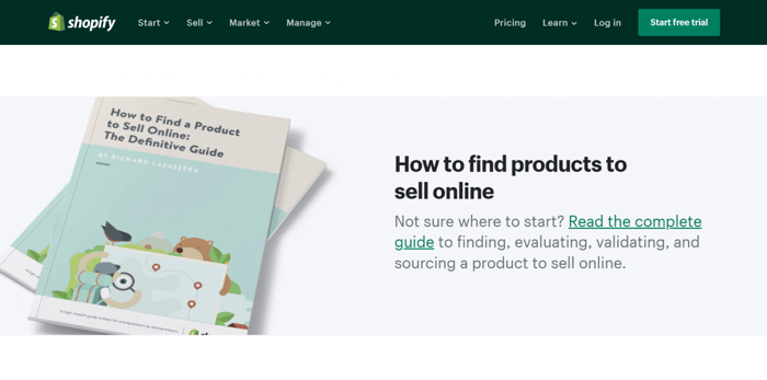 Shopify dropshipping product