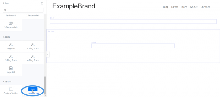 Kajabi add custom code