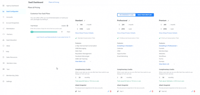 HighLevel SaaS Mode