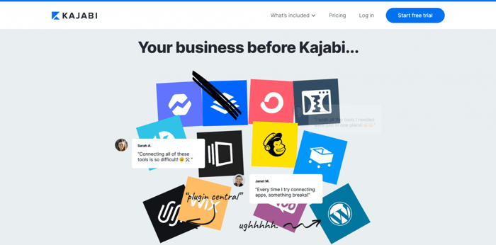 Kajabi all-in-one platform