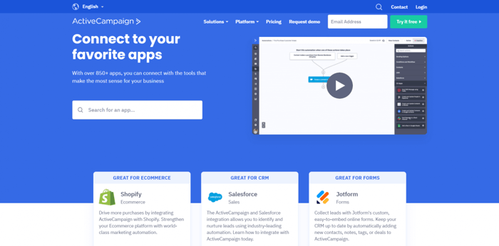 ActiveCampaign apps and integrations