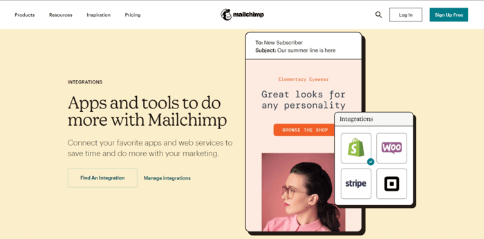 Mailchimp integrations