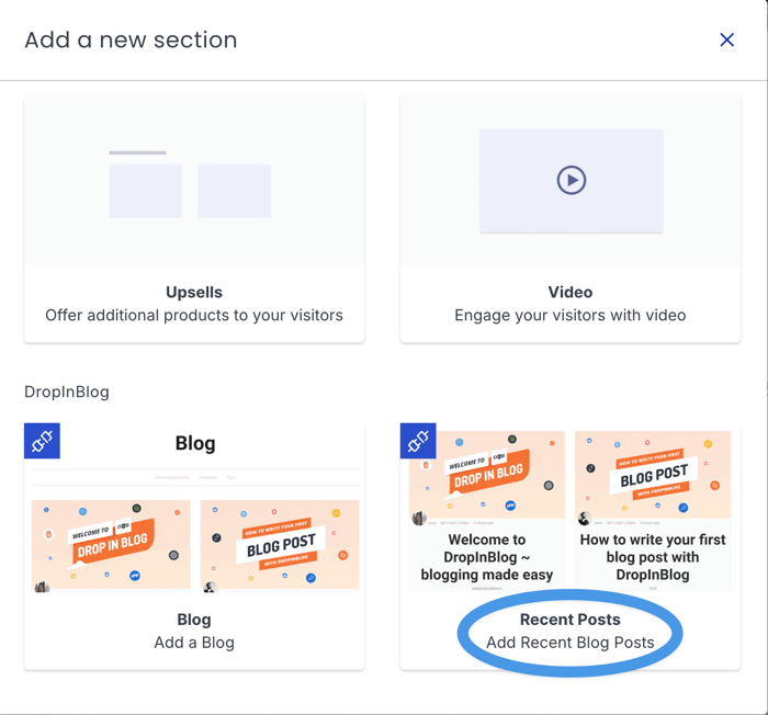 Add Recent Posts Section on Thinkific