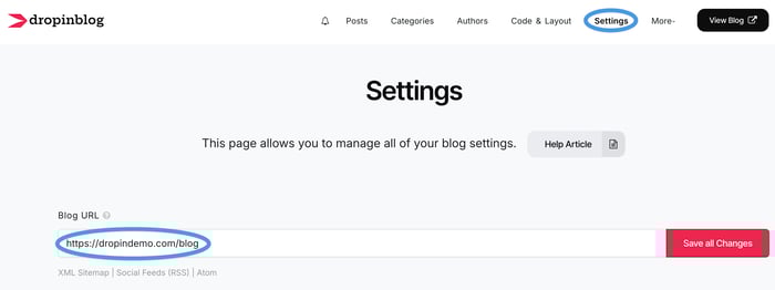 Webflow blog install step