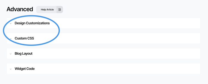 DropInBlog design customizations