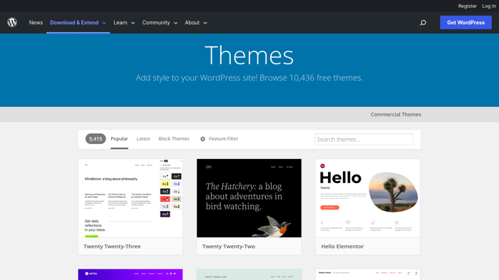 WordPress themes